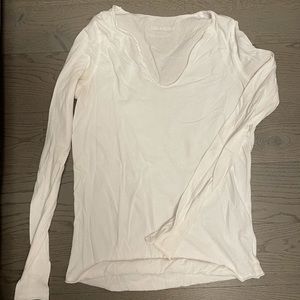 Zadig and Voltaire classic low neck long sleeve t